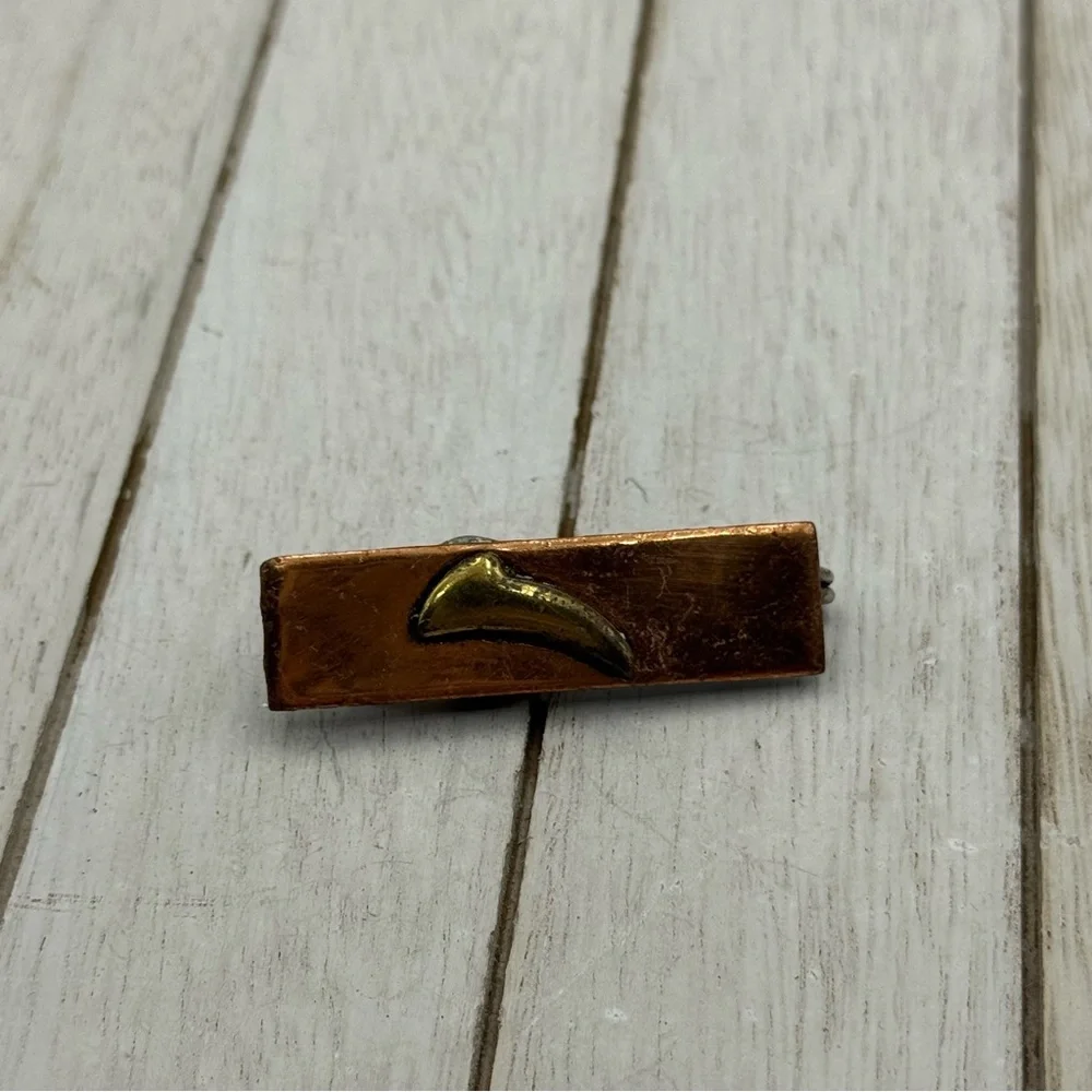 Gold tone and copper Men's money Clip